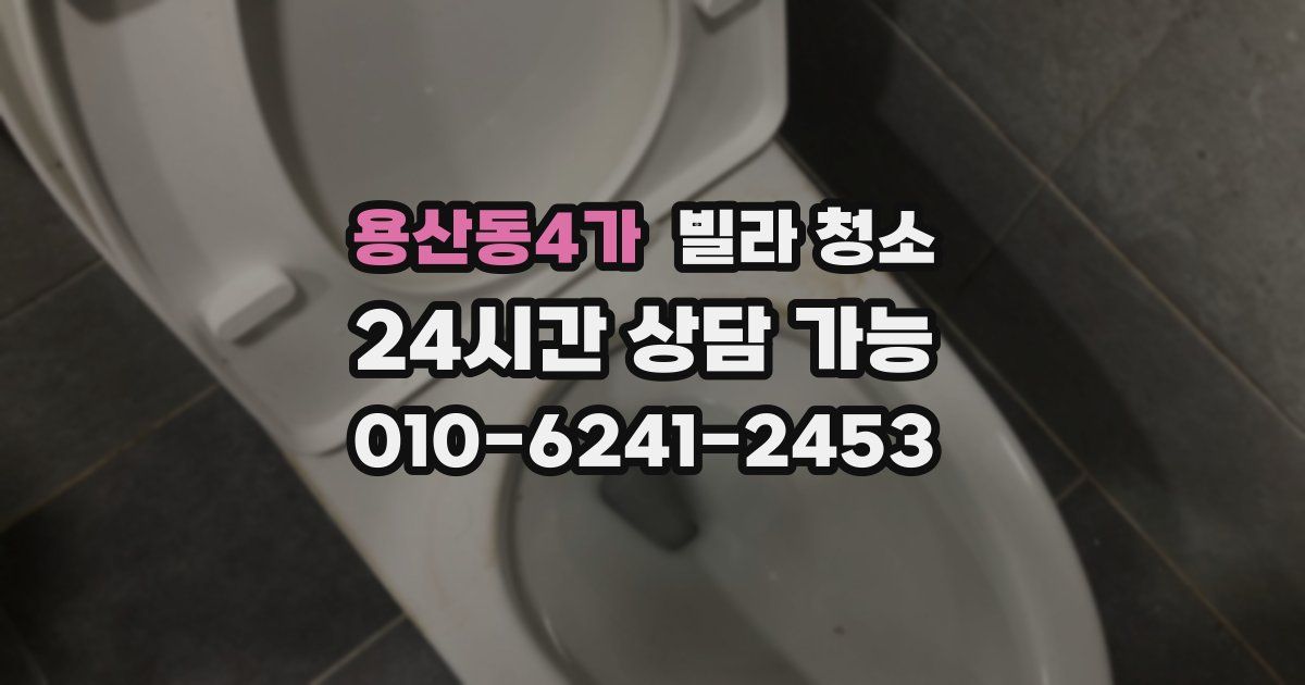 용산동4가 빌라 청소