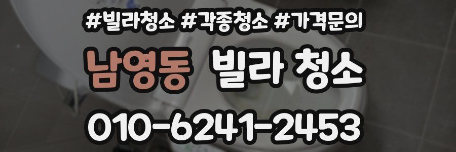 남영동 빌라 청소