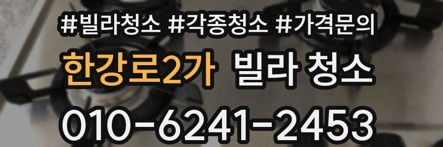 한강로2가 빌라 청소