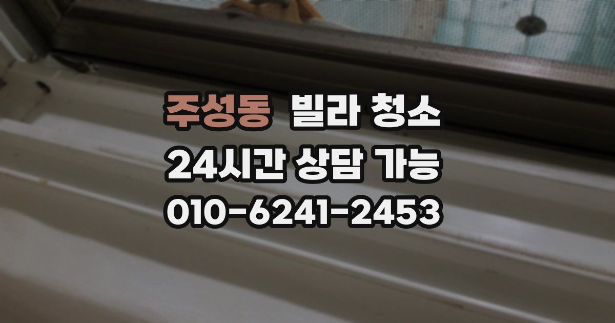 주성동 빌라 청소