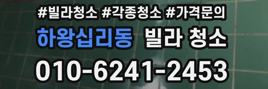 하왕십리동 빌라 청소