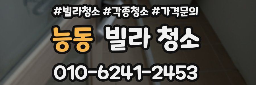 능동 빌라 청소