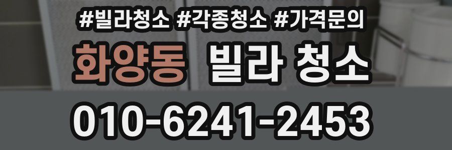 화양동 빌라 청소