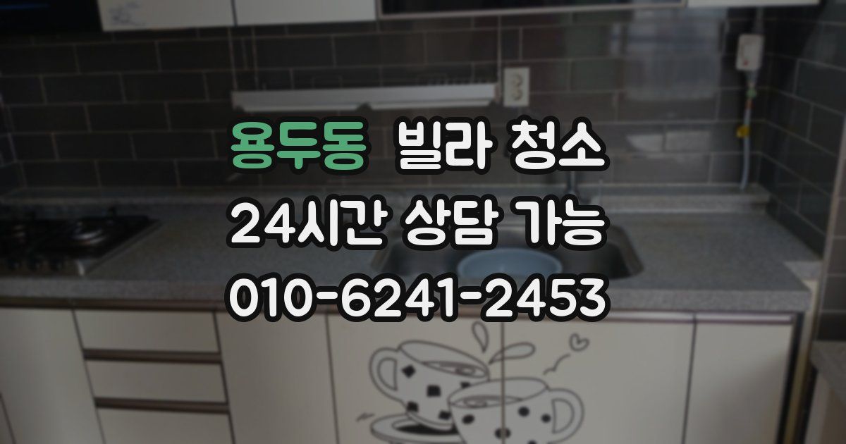 용두동 빌라 청소