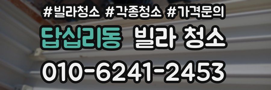 답십리동 빌라 청소