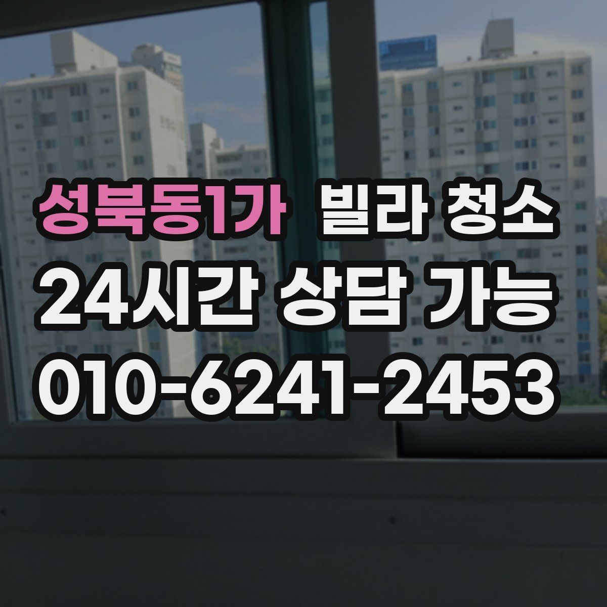 성북동1가 빌라 청소