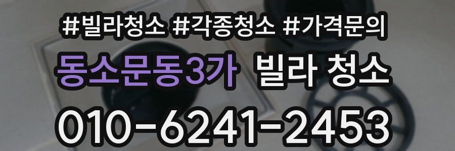 동소문동3가 빌라 청소