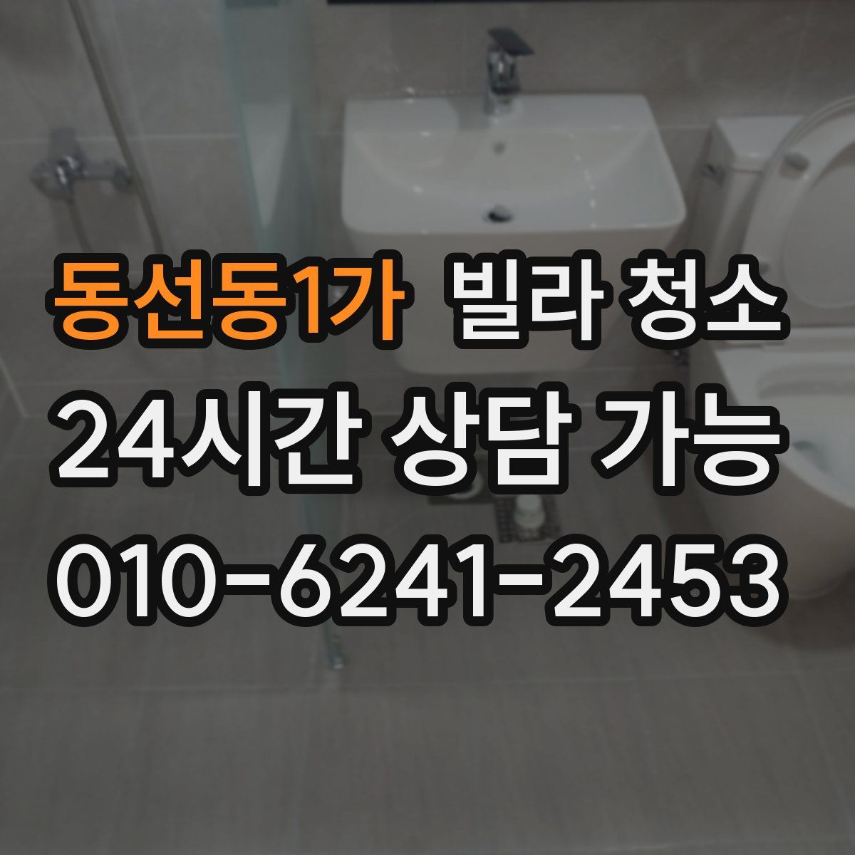 동선동1가 빌라 청소