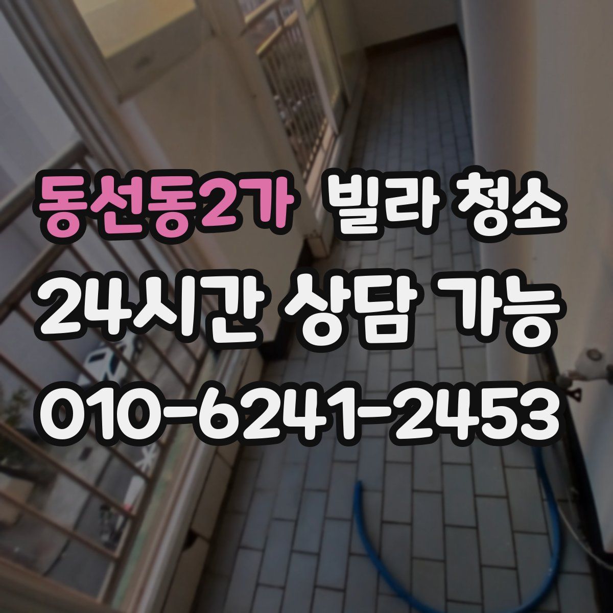 동선동2가 빌라 청소