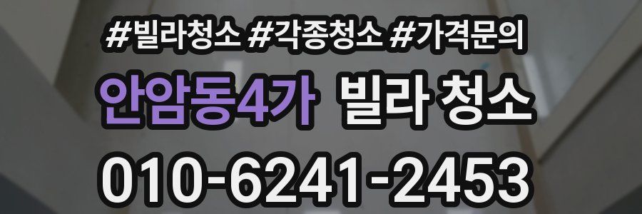 안암동4가 빌라 청소