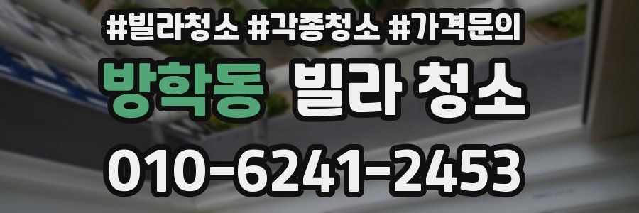 방학동 빌라 청소