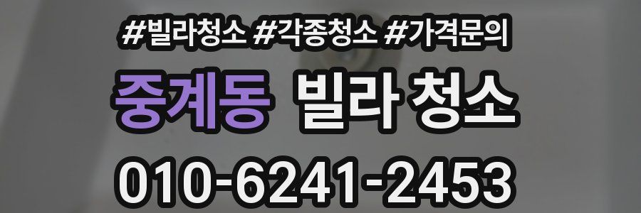 중계동 빌라 청소