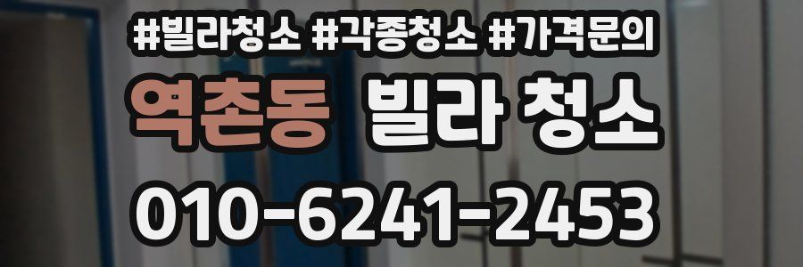 역촌동 빌라 청소