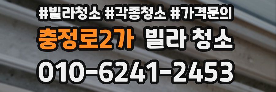 충정로2가 빌라 청소