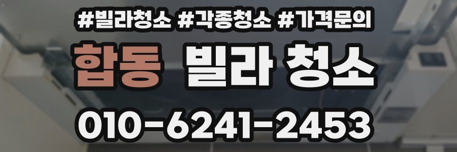 합동 빌라 청소