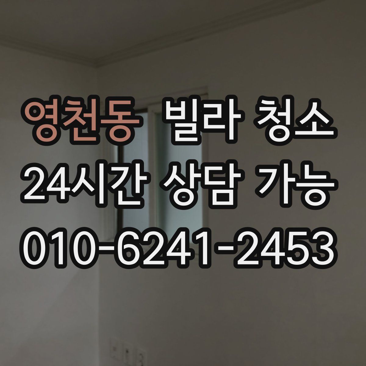 영천동 빌라 청소