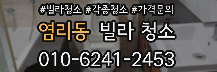 염리동 빌라 청소