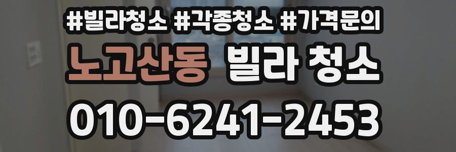 노고산동 빌라 청소