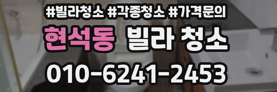 현석동 빌라 청소