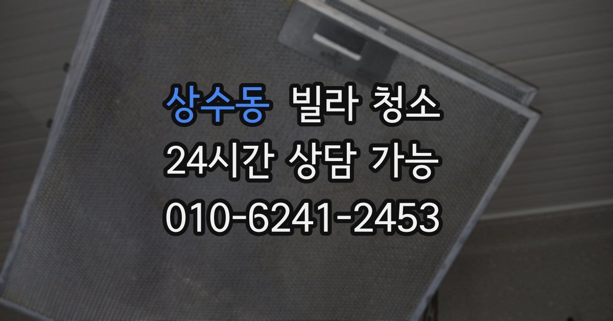 상수동 빌라 청소