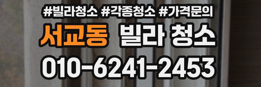 서교동 빌라 청소