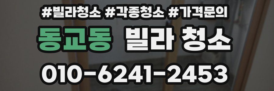 동교동 빌라 청소