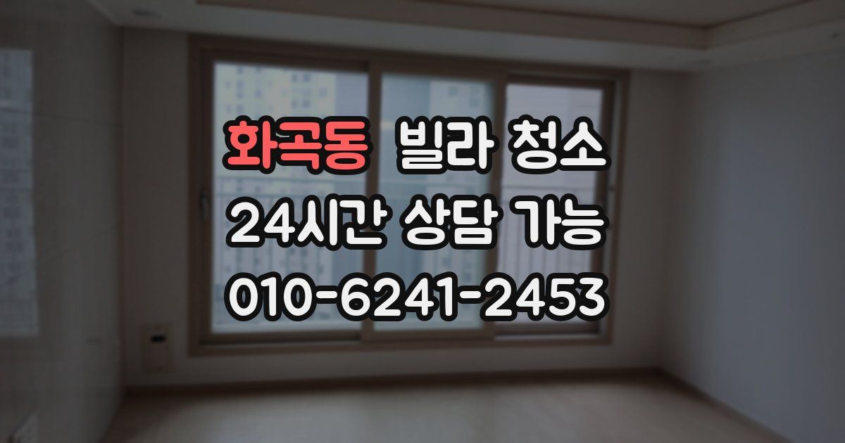 화곡동 빌라 청소