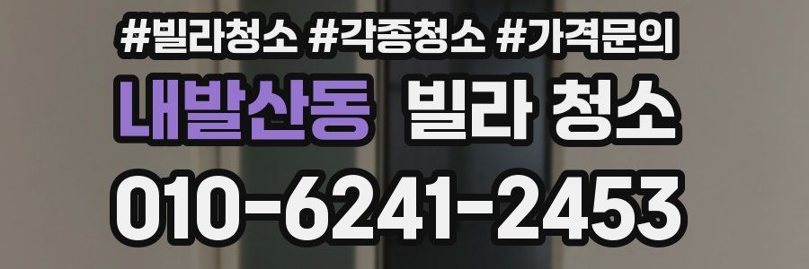 내발산동 빌라 청소