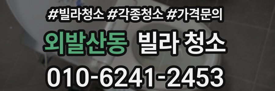 외발산동 빌라 청소