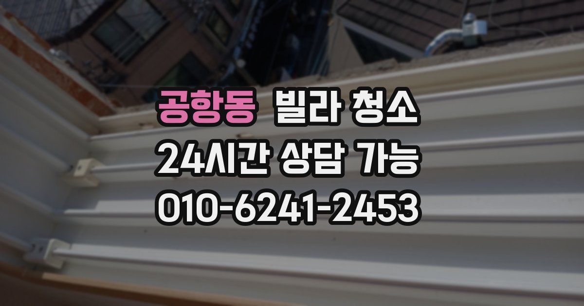 공항동 빌라 청소