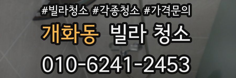 개화동 빌라 청소