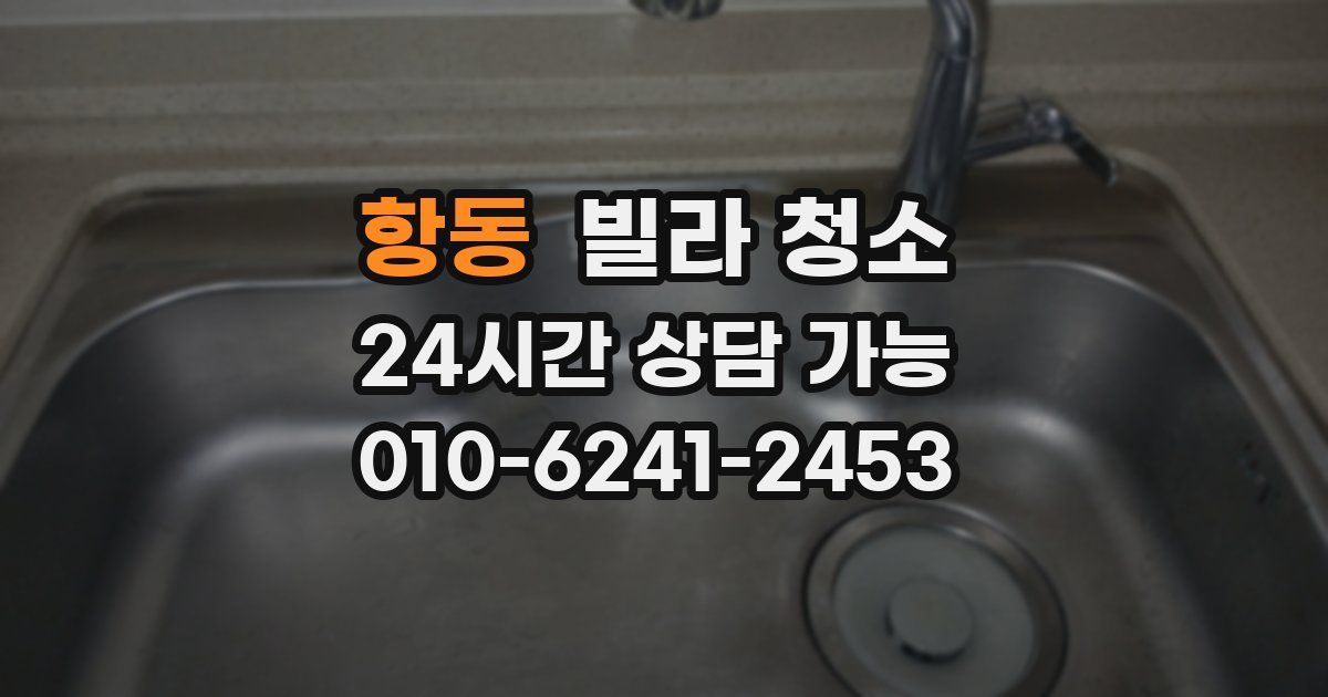 항동 빌라 청소