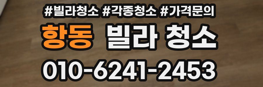 항동 빌라 청소