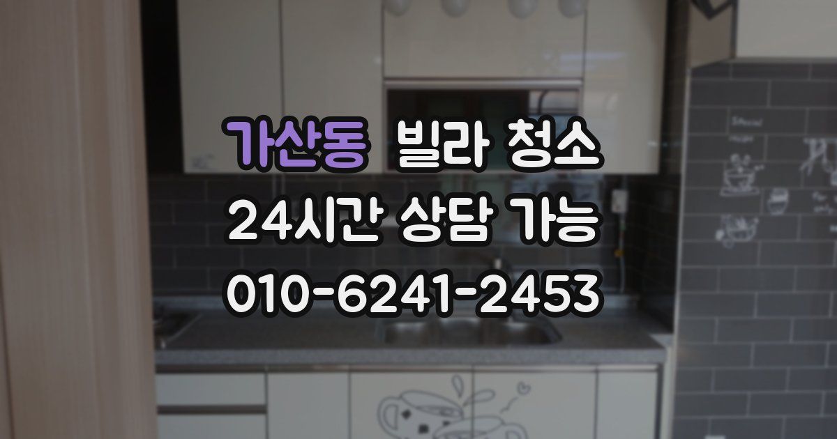 가산동 빌라 청소