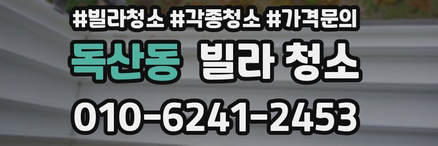 독산동 빌라 청소