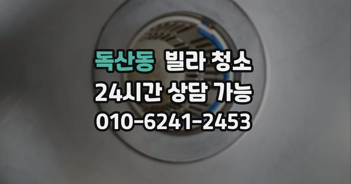 독산동 빌라 청소