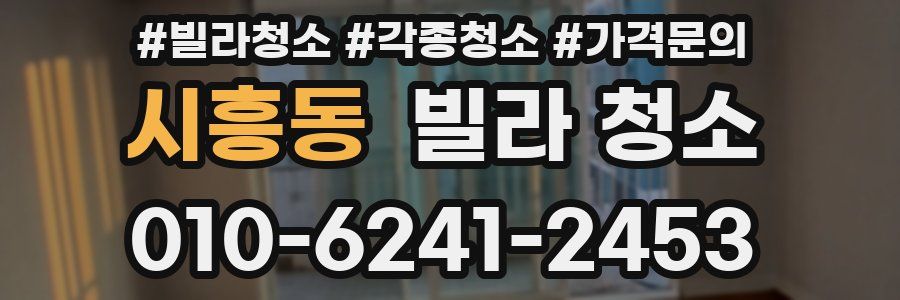 시흥동 빌라 청소