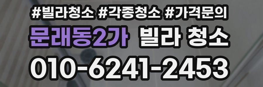 문래동2가 빌라 청소