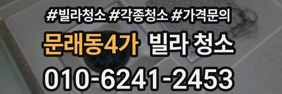 문래동4가 빌라 청소