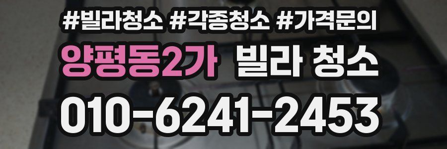 양평동2가 빌라 청소