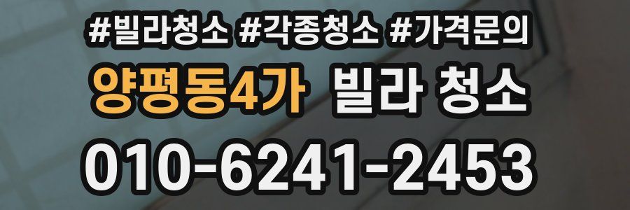 양평동4가 빌라 청소