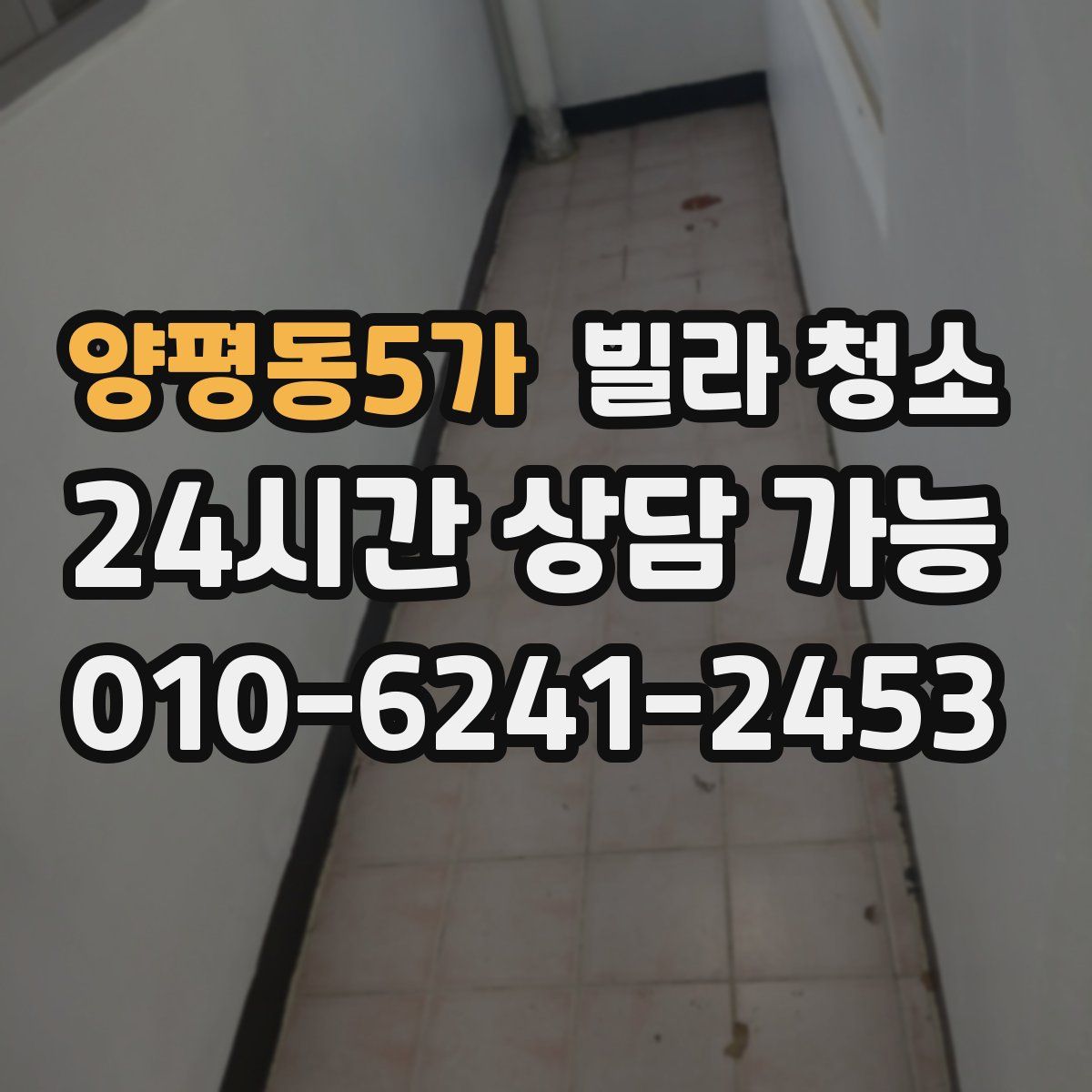 양평동5가 빌라 청소