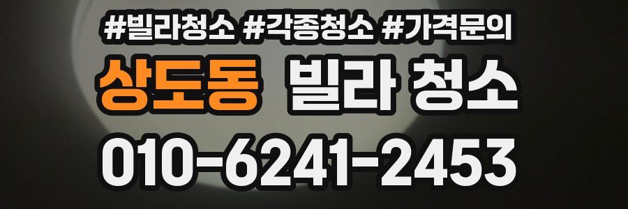 상도동 빌라 청소