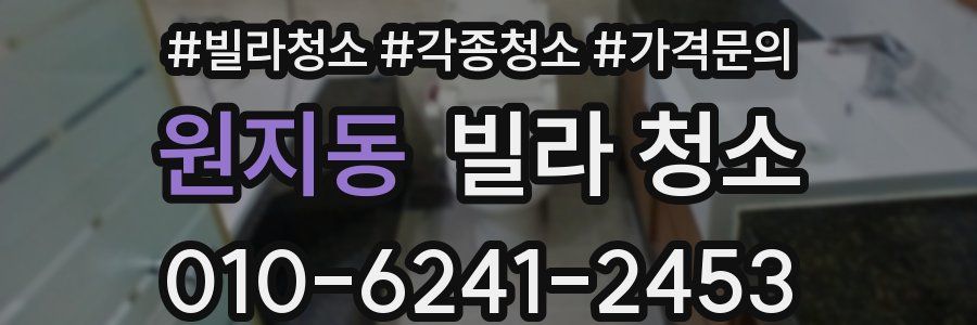 원지동 빌라 청소