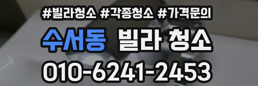 수서동 빌라 청소