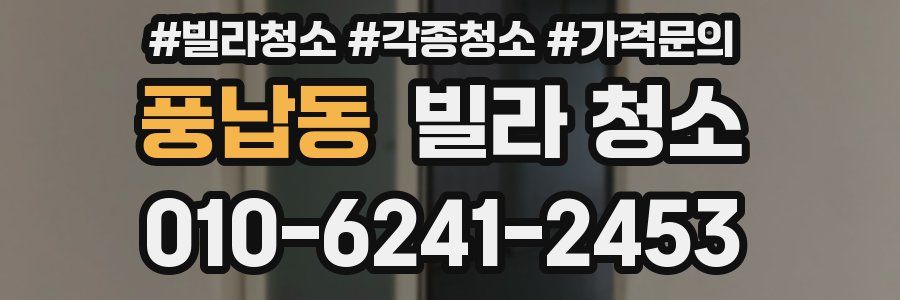풍납동 빌라 청소