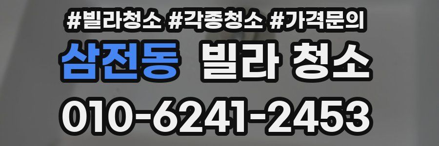 삼전동 빌라 청소