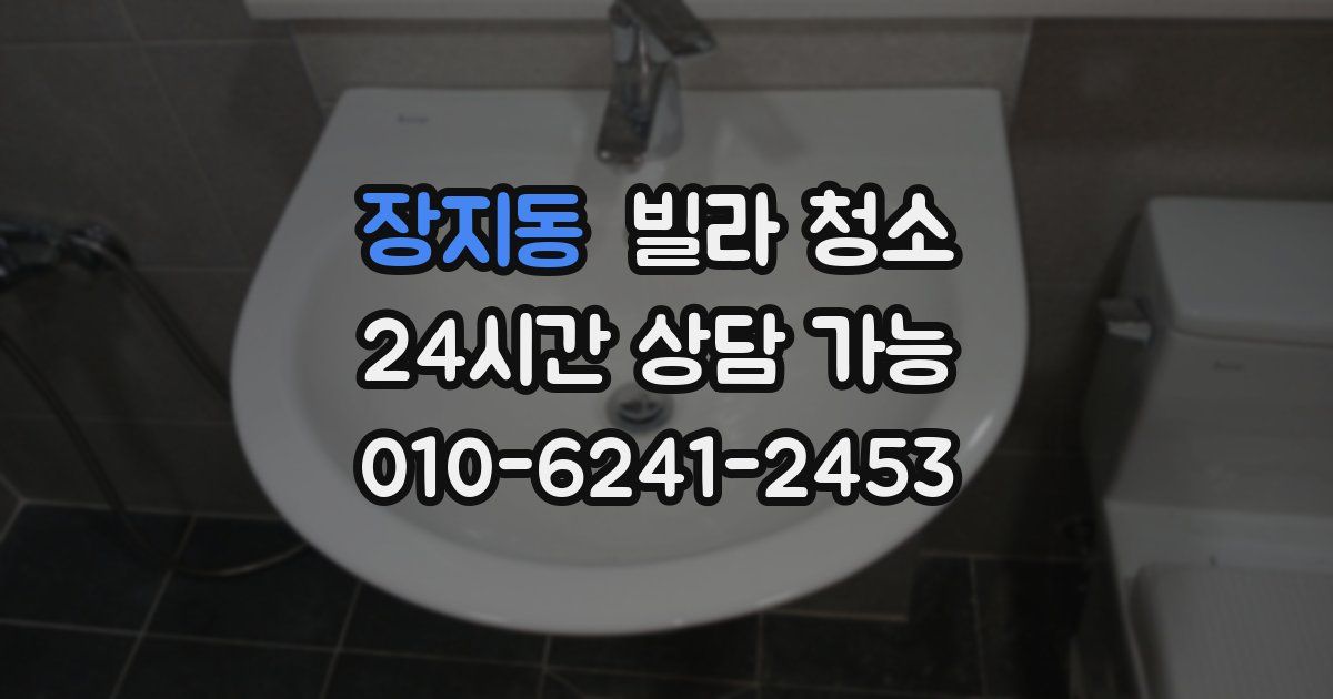 장지동 빌라 청소