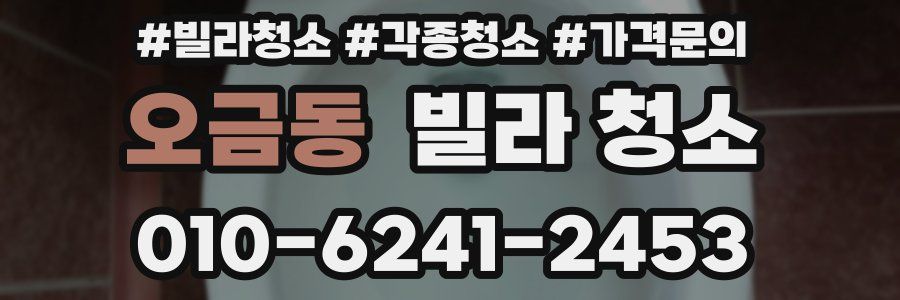 오금동 빌라 청소