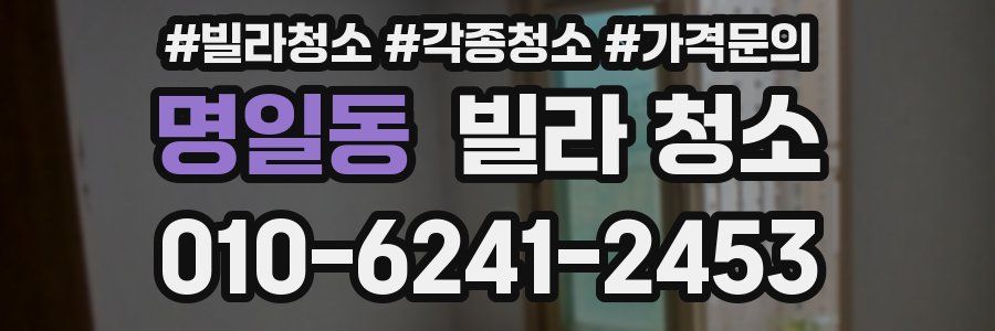 명일동 빌라 청소